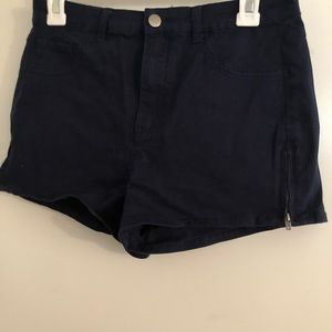 Blue shorts